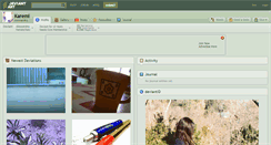 Desktop Screenshot of karemi.deviantart.com
