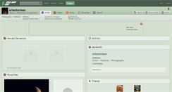 Desktop Screenshot of oriantonisan.deviantart.com