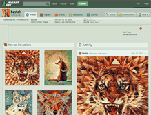 Tablet Screenshot of bastek.deviantart.com
