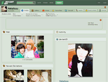 Tablet Screenshot of nakatsuu.deviantart.com
