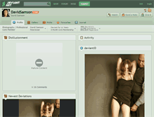 Tablet Screenshot of davidsamson.deviantart.com