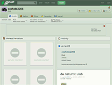 Tablet Screenshot of ccphoto2008.deviantart.com