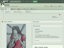 Tablet Screenshot of erorori.deviantart.com