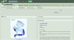 Desktop Screenshot of cry-ofthe-wolf.deviantart.com