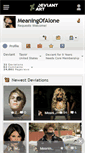 Mobile Screenshot of meaningofalone.deviantart.com