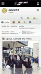 Mobile Screenshot of meeleb2.deviantart.com