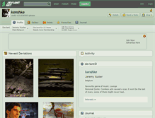 Tablet Screenshot of kenshke.deviantart.com