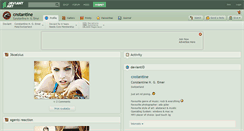 Desktop Screenshot of cnstantine.deviantart.com
