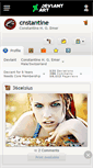 Mobile Screenshot of cnstantine.deviantart.com