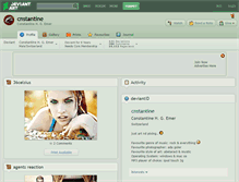 Tablet Screenshot of cnstantine.deviantart.com