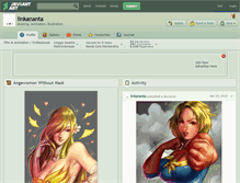 Tablet Screenshot of linkananta.deviantart.com