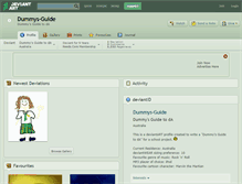 Tablet Screenshot of dummys-guide.deviantart.com