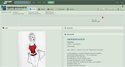 Desktop Screenshot of nightfrightloverdd18.deviantart.com