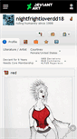 Mobile Screenshot of nightfrightloverdd18.deviantart.com