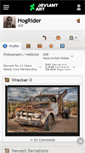 Mobile Screenshot of hogrider.deviantart.com