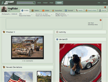 Tablet Screenshot of hogrider.deviantart.com