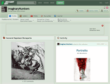 Tablet Screenshot of imaginarynumbers.deviantart.com