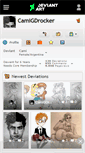 Mobile Screenshot of camigdrocker.deviantart.com