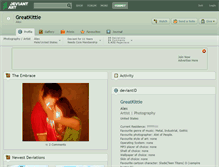 Tablet Screenshot of greatkittie.deviantart.com