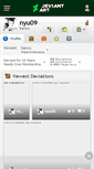 Mobile Screenshot of nyu09.deviantart.com