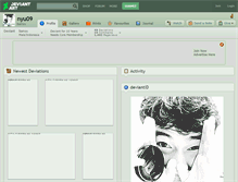 Tablet Screenshot of nyu09.deviantart.com