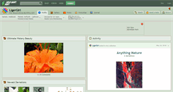 Desktop Screenshot of ligergirl.deviantart.com