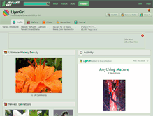 Tablet Screenshot of ligergirl.deviantart.com