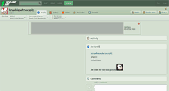 Desktop Screenshot of knucklesohnoesplz.deviantart.com