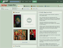 Tablet Screenshot of creepsville.deviantart.com