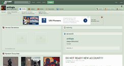Desktop Screenshot of antilogia.deviantart.com