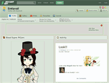 Tablet Screenshot of emkawaii.deviantart.com