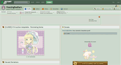 Desktop Screenshot of freezingfeathers.deviantart.com