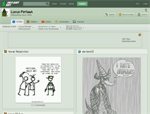 Tablet Screenshot of lucus-feriaaa.deviantart.com