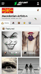 Mobile Screenshot of macedonian-artists.deviantart.com