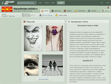 Tablet Screenshot of macedonian-artists.deviantart.com