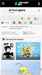 Mobile Screenshot of ai-love-gaara.deviantart.com