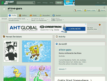 Tablet Screenshot of ai-love-gaara.deviantart.com