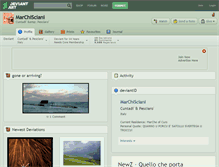 Tablet Screenshot of marchisciani.deviantart.com