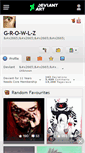 Mobile Screenshot of g-r-o-w-l-z.deviantart.com