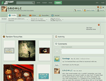 Tablet Screenshot of g-r-o-w-l-z.deviantart.com