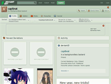 Tablet Screenshot of capibrat.deviantart.com