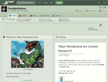 Tablet Screenshot of presidentnelson.deviantart.com