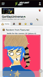 Mobile Screenshot of gorillazuniverse.deviantart.com