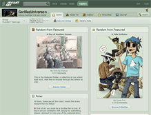 Tablet Screenshot of gorillazuniverse.deviantart.com