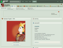 Tablet Screenshot of anyama.deviantart.com