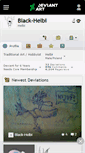 Mobile Screenshot of black-helbi.deviantart.com