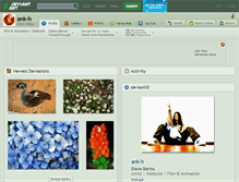 Tablet Screenshot of ank-h.deviantart.com