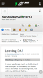 Mobile Screenshot of narutouzumakilover13.deviantart.com