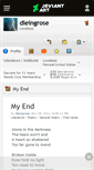Mobile Screenshot of dieingrose.deviantart.com