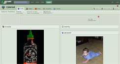 Desktop Screenshot of cyberout.deviantart.com